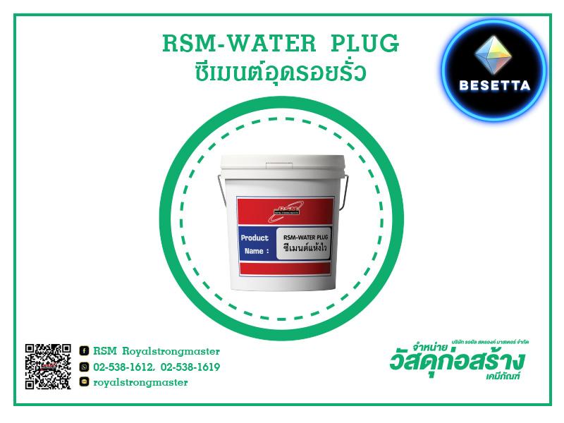  วอเตอร์ปลั๊กRSM WATER PLUG วอเตอร์ปลั๊ก RSM ซีเมนต์แห้งเร็วชนิดพิเศษสำหรับอุดรอยรั่วซึมของน้ำ ซีเมนต์อุดรอยรั่วซึมของน้ำ อุดและหยุดน้ำที่กำลังซึม อุดรอยรั่วซึมน้ำ ซิเมนต์แห้งเร็วชนิดพิเศษสำหรับอุดรอยรั่วซึมของน้ำ