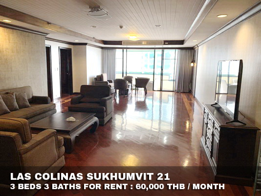 (เช่า) FOR RENT LAS COLINAS SUKHUMVIT 21 / 3 beds 3 baths / 241 Sqm.**60,000** CLOSE BTS ASOKE