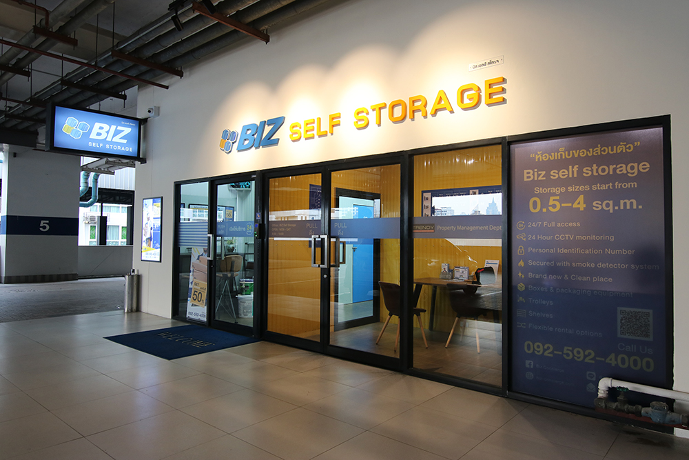 BIZ Self Storage โกดังเก็บของส่วนตัว ขนาดเล็ก ย่านสุขุมวิท 13