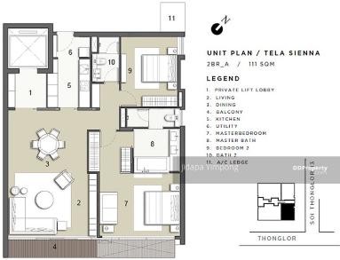 P35CR1709067 TELA Thonglor 2 bed 2 bath111 sqm. 34.5 MB