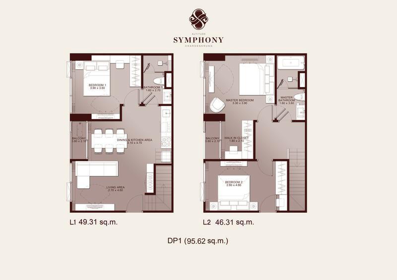 P09CF1907024 Altitude Symphony Charoenkrung - Sathorn 3 bed 3 bath95 sqm.19.99 MB