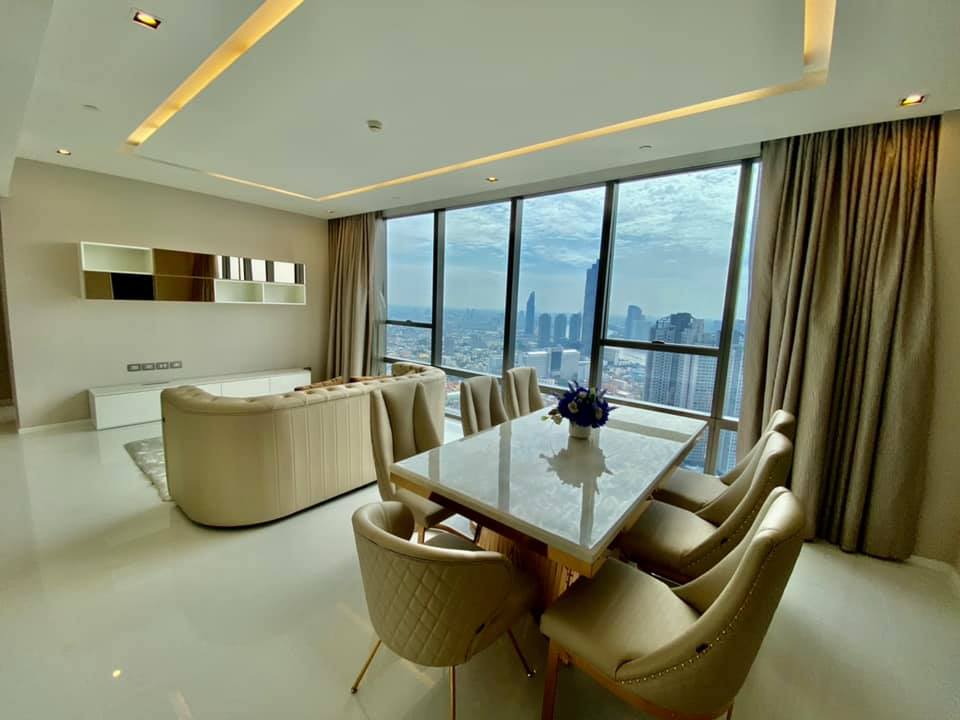 Rare item , For rent 2bedrooms 119 sq.m. at The Bangkok Sathorn.[ Fully Furnished ]