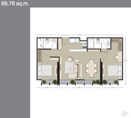 P09CF1605891 Noble BE33 2 bed 2 bath69 sqm. 18.7 MB