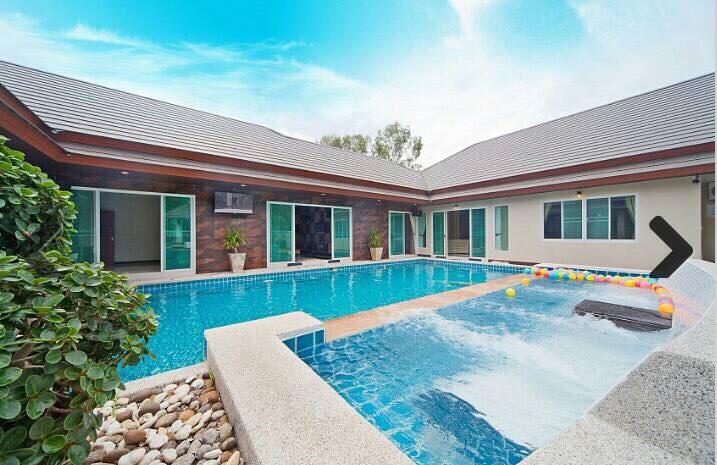  ให้เช่าบ้านพัทยา Pool Villa โครงการเปี่ยมมงคล 1 ห้วยใหญ่ พัทยา พร้อมสระว่ายน้ำส่วนตัว