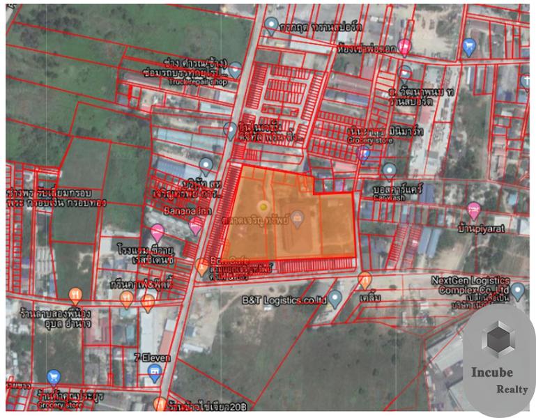 P56LA2002067 ขายที่ดิน  หนองขาม ชลบุรี 17-2-1.0 ไร่ 99.76425 ล้านบาท 